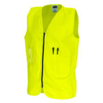 Daytime Cotton Safety Vests Yellow