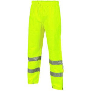 HiVis Breathable and Anti-Static Pants with 3M R/Tape Yellow