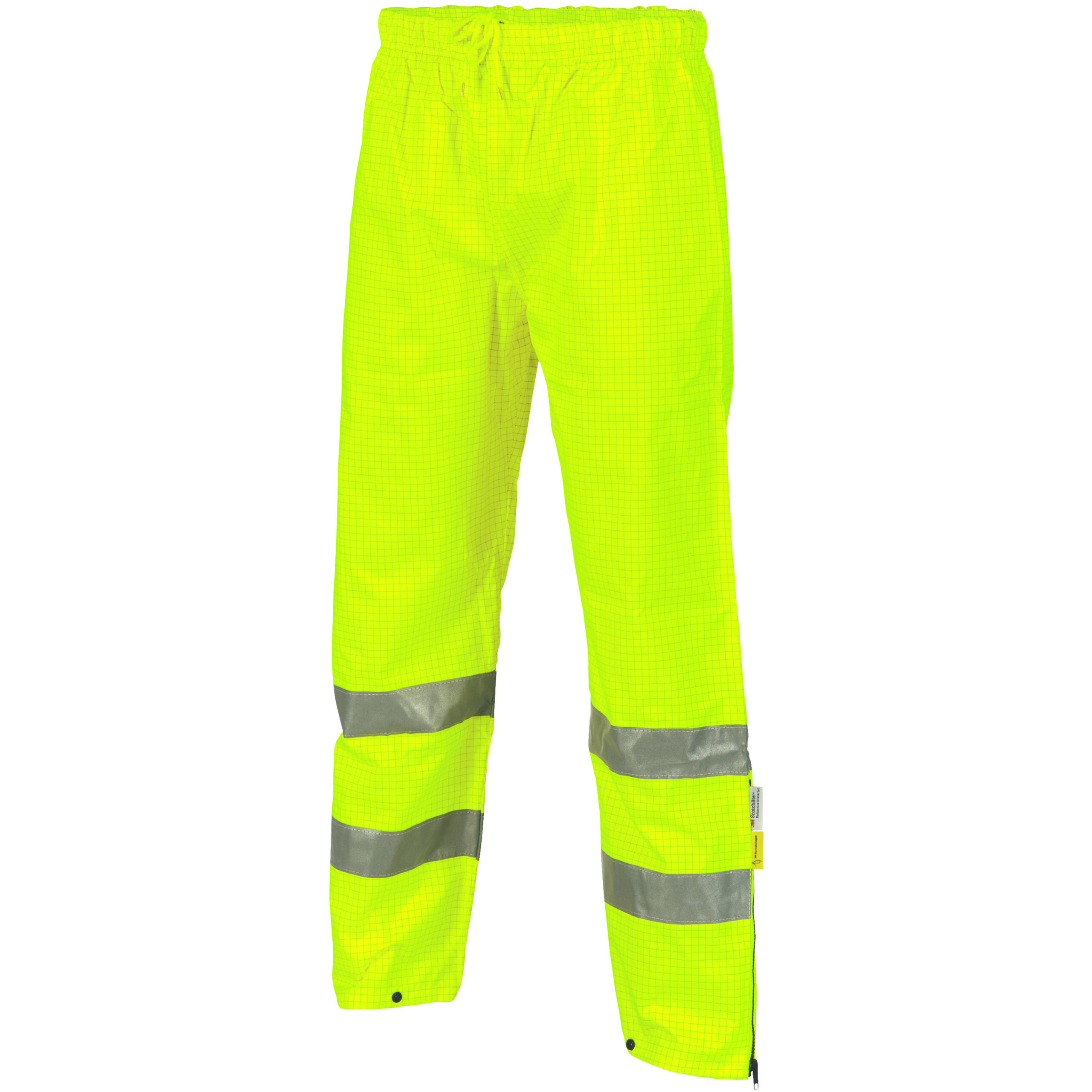 HiVis Breathable and Anti-Static Pants with 3M R/Tape Yellow