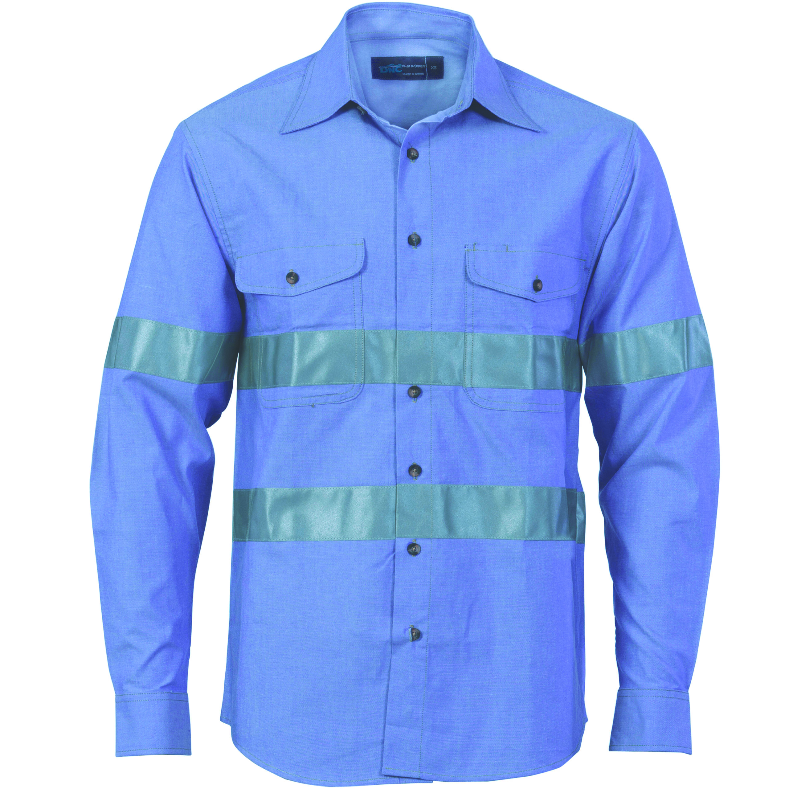 Cotton Chambray Shirt with Generic R/Tape - Long sleeve Chambray