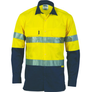 2Tone 3 Way Cool Breeze Taped L/S Yellow/Navy
