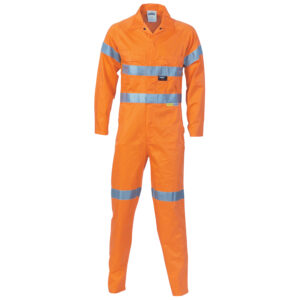 HiVis Cool-Breeze Orange L.Weight Cott on
Coverall with 3M R/Tape Orange