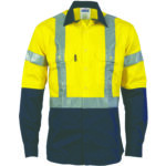 HiVis D/N 2 Tone Drill Shirt with H Pattern
Generic R/ Tape - Long sleeve Yellow/Navy