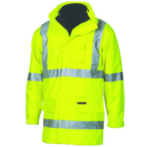 HiVis Cross Back D/N β6 in 1β jacket
(Outer Jacket and Inner Vest can be sold separately) Yellow