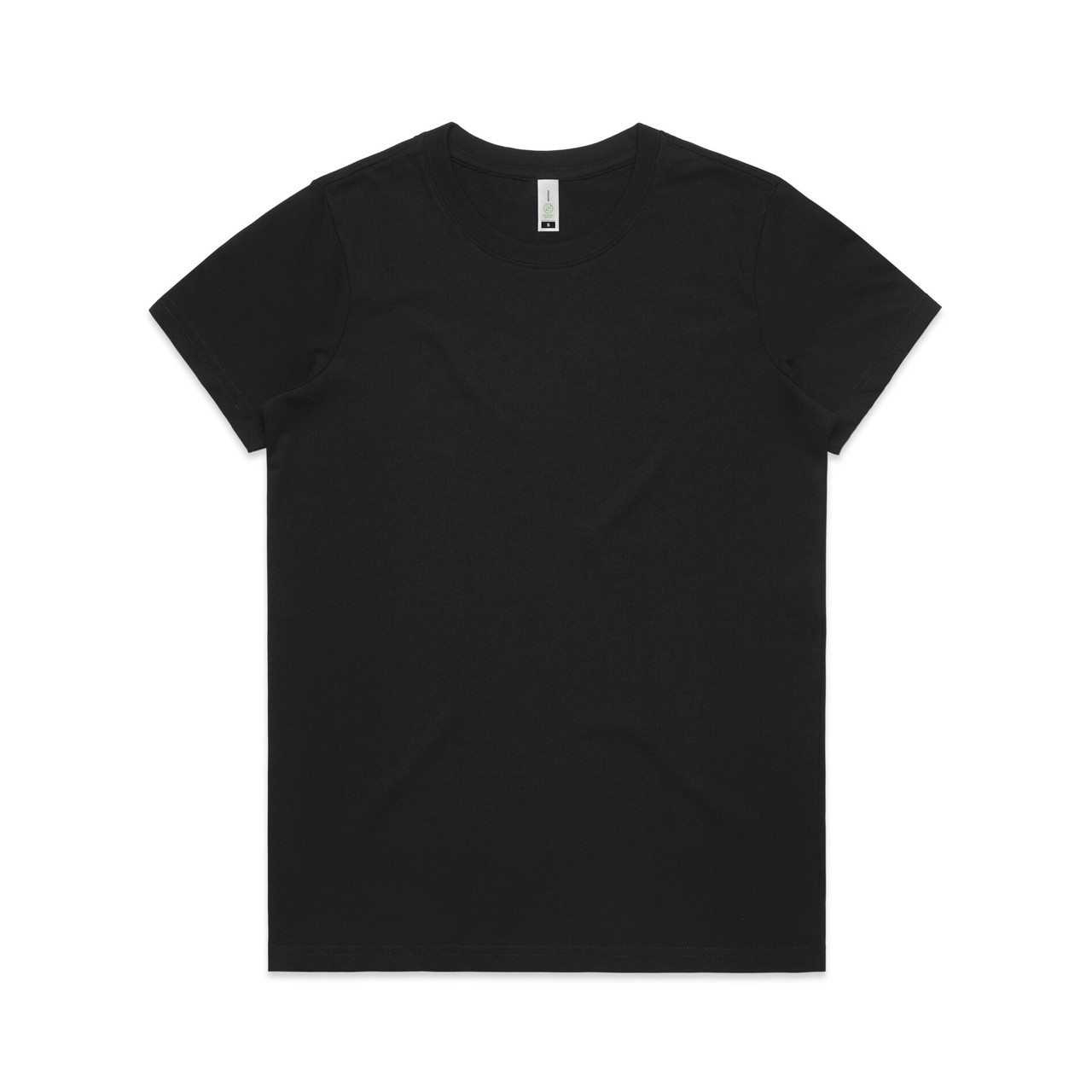 Wo's Maple Organic Tee BLACK Wo's Maple Organic Tee BLACK