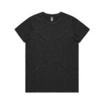 Wo's Maple Tee ASPHALT MARLE