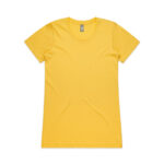Wo's Wafer Tee CANARY YELLOW
