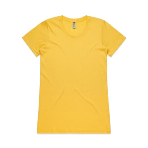 Wo's Wafer Tee CANARY YELLOW