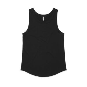 Wo's Sunday Singlet BLACK