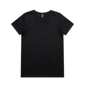 Wo's Maple Scoop Tee BLACK
