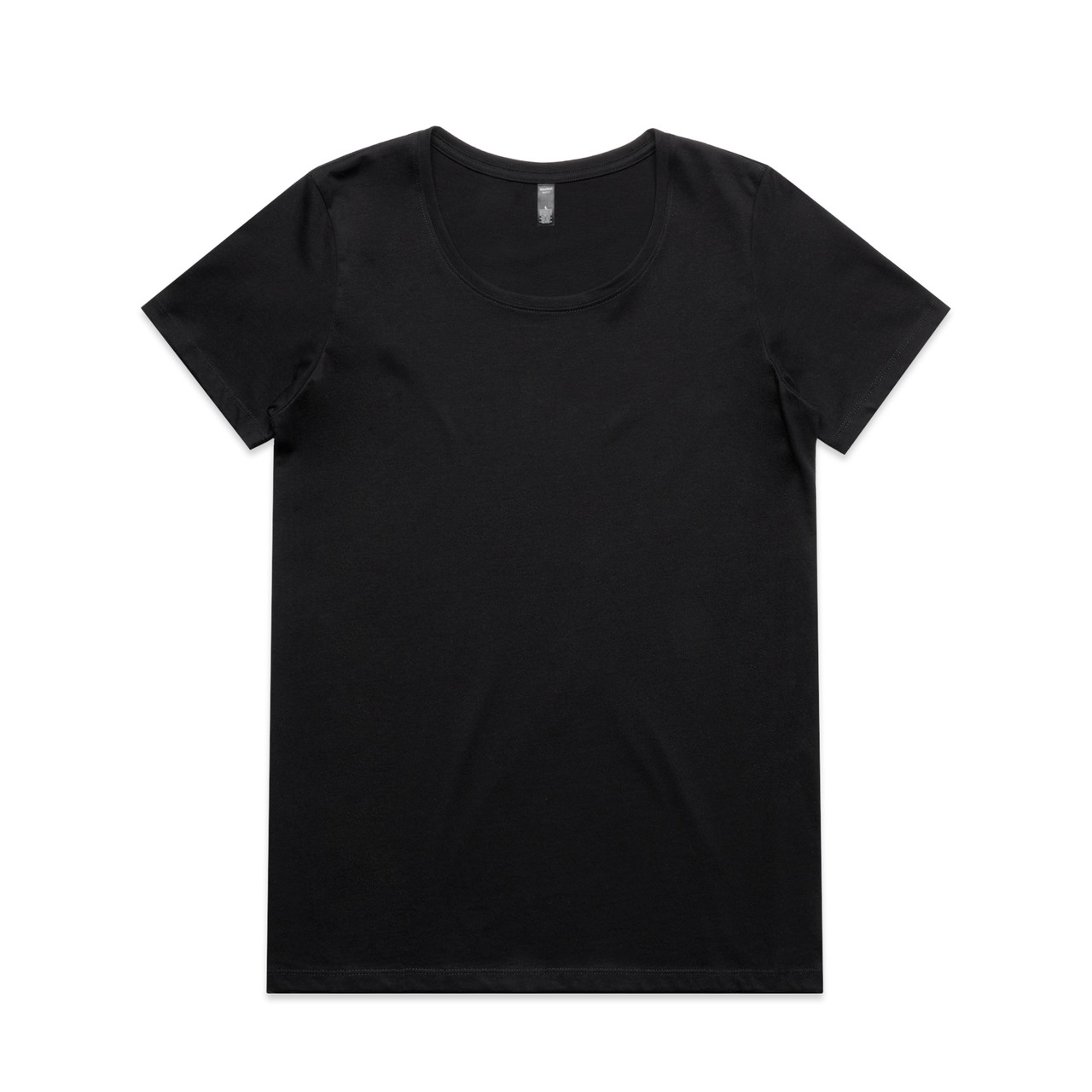 Wo's Maple Scoop Tee BLACK Wo's Maple Scoop Tee BLACK