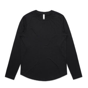 Wo's Maple Curve L/S Tee BLACK