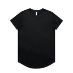 Wo's Maple Curve Tee BLACK