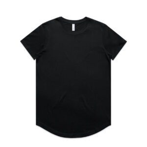 Wo's Maple Curve Tee BLACK