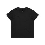 Wo's Maple Minus Tee [-8cm] BLACK