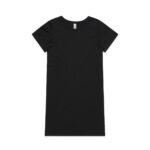 Wo's Mika Organic S/S Dress BLACK