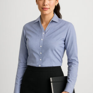 Womens Hudson Long Sleeve Shirt Patriot Blue
