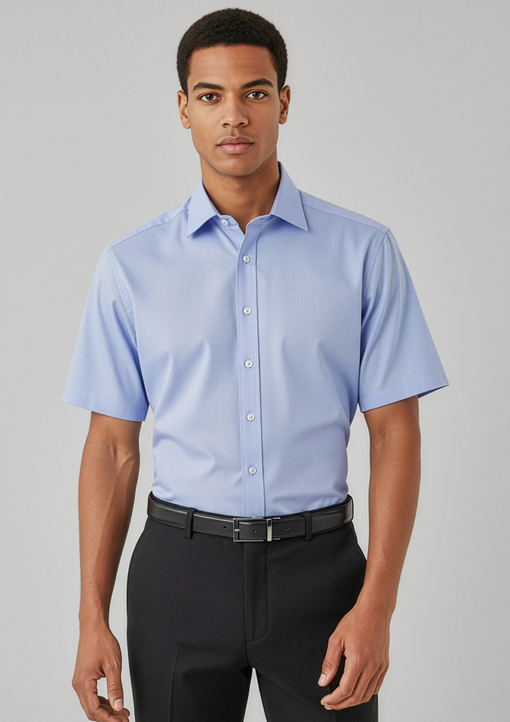 Mens Hudson Short Sleeve Shirt Patriot Blue Mens Hudson Short Sleeve Shirt Patriot Blue