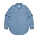 Wo's Blue Denim Shirt DENIM BLUE