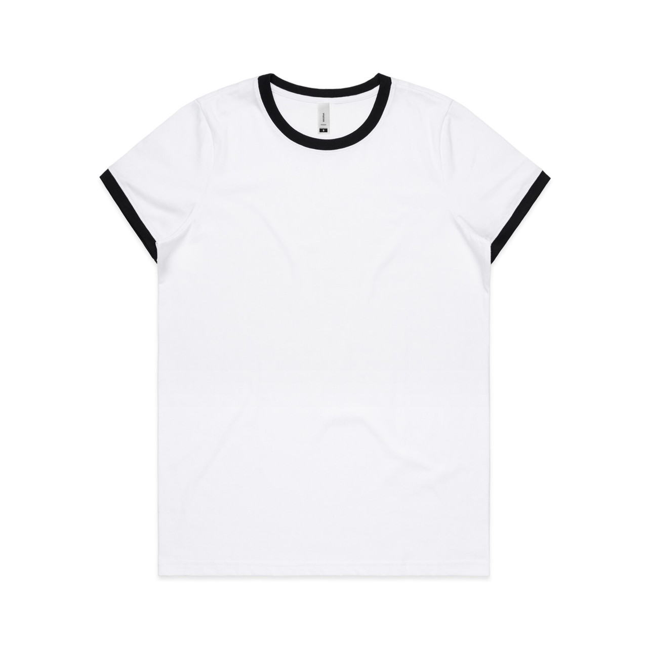 Wo's Maple Ringer Tee WHITE/BLACK Wo's Maple Ringer Tee WHITE/BLACK
