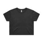 Wo's Faded Crop Tee FADED BLACK
