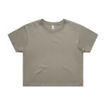 Wo's Faded Crop Tee FADED DUST