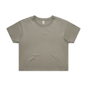Wo's Faded Crop Tee FADED DUST