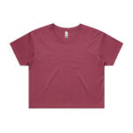 Wo's Crop Tee BERRY