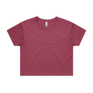 Wo's Crop Tee BERRY