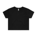 Wo's Crop Tee BLACK