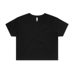 Wo's Crop Tee BLACK