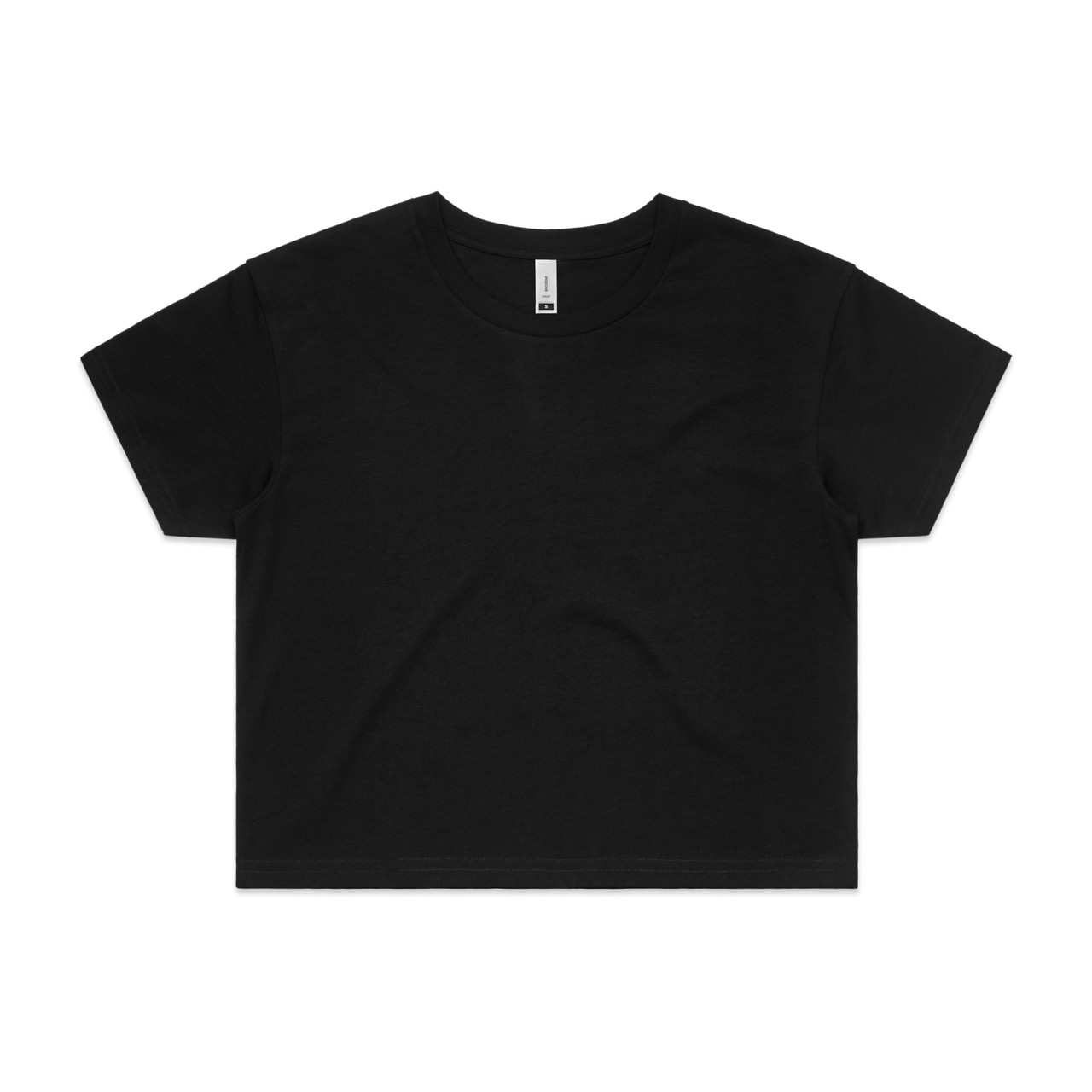 Wo's Crop Tee BLACK Wo's Crop Tee BLACK