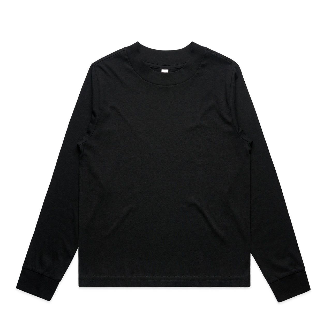 Wo's Mock L/S Tee BLACK Wo's Mock L/S Tee BLACK
