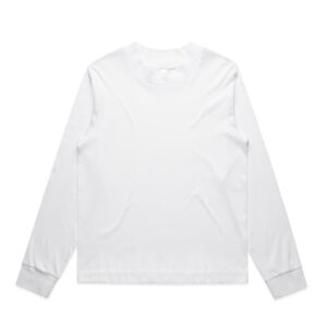 Wo's Mock L/S Tee WHITE