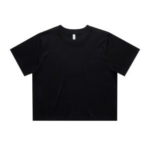 Wo's Classic Crop Tee BLACK