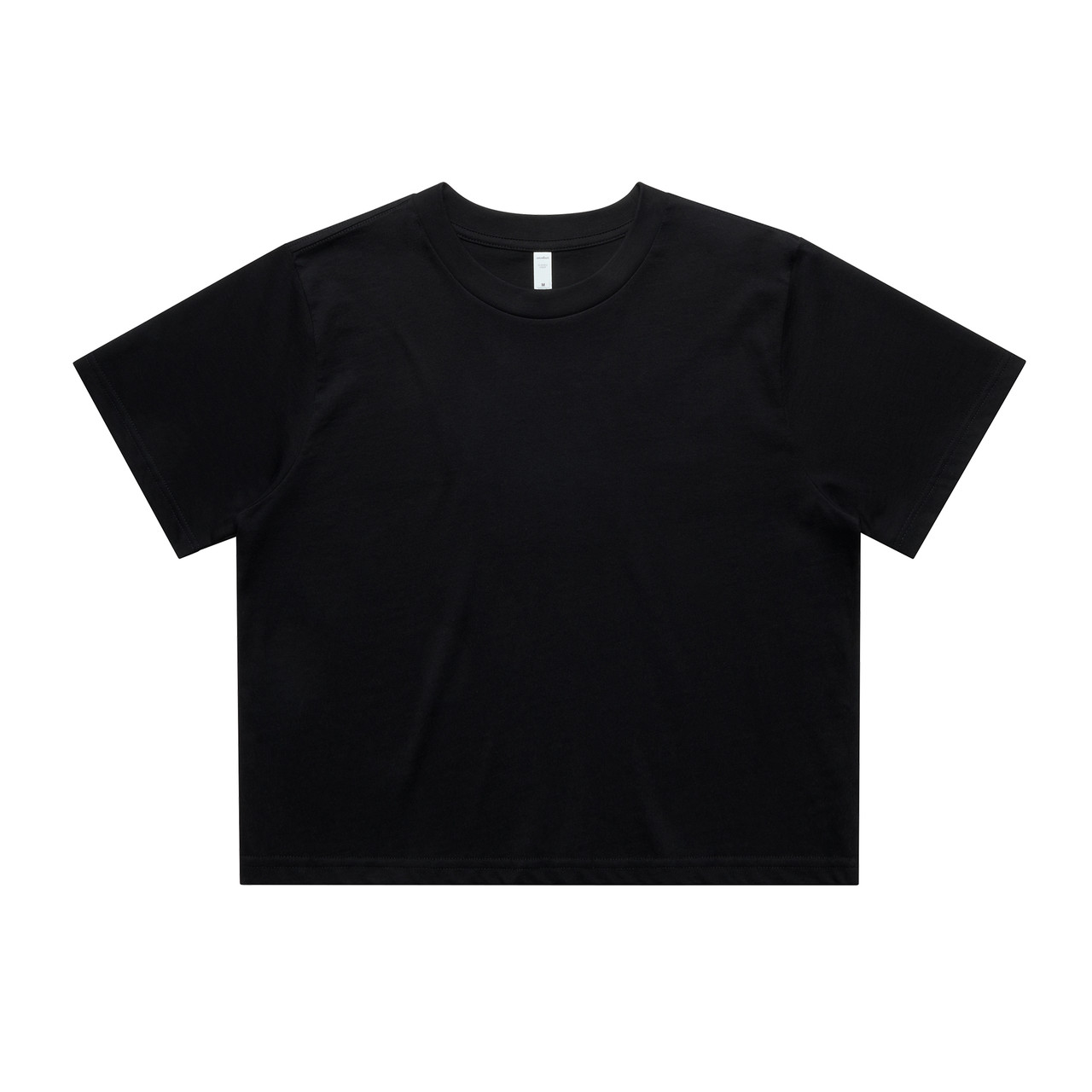 Wo's Classic Crop Tee BLACK Wo's Classic Crop Tee BLACK