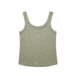 Wo's Soft Singlet EUCALYPTUS