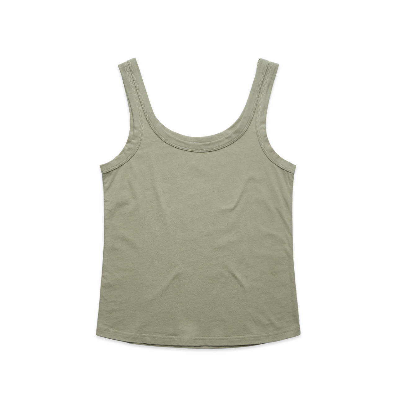 Wo's Soft Singlet EUCALYPTUS