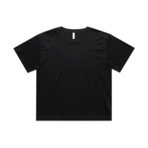Wo's Martina Crop Tee BLACK