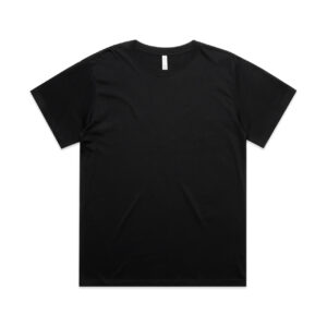 Wo's Martina Boyfriend Tee BLACK