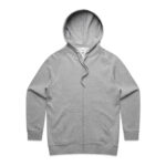 Wo's Official Zip Hood GREY MARLE