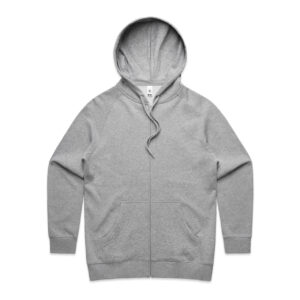 Wo's Official Zip Hood GREY MARLE