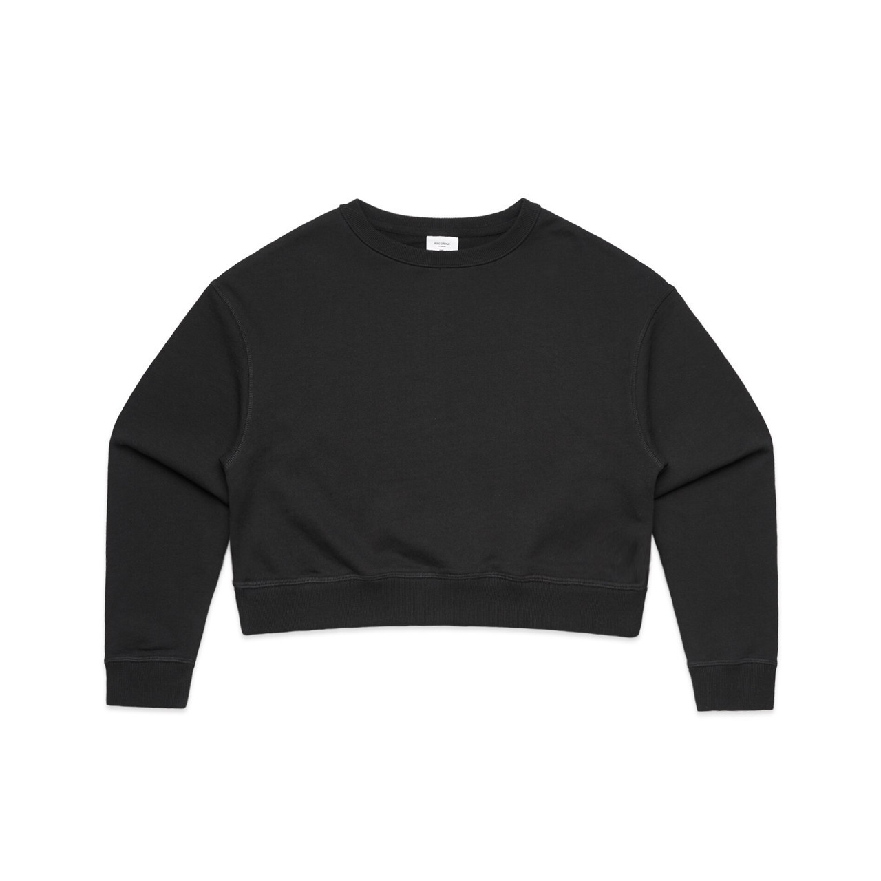 Wo's Crop Crew BLACK Wo's Crop Crew BLACK