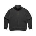Wo's Relax Faded Half Zip FADED BLACK
