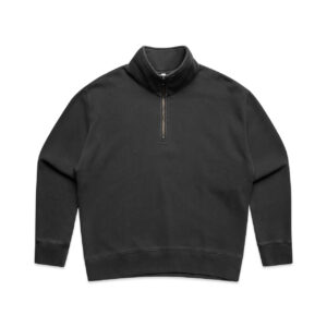 Wo's Relax Faded Half Zip FADED BLACK