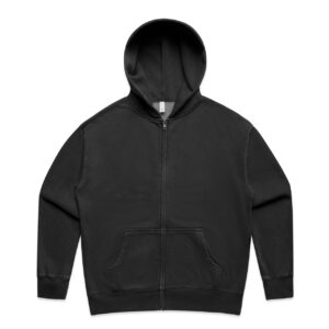 Wo's Relax Faded Zip Hood FADED BLACK