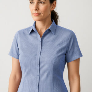 Womens Newport Short Sleeve Shirt French Navy