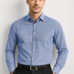 Mens Newport Long Sleeve Shirt French Navy