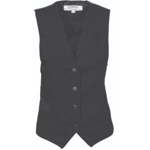 Ladies Black Vest Black