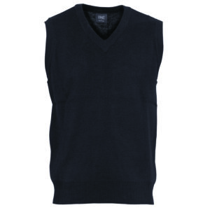 Pullover vest - Wool Blend Black